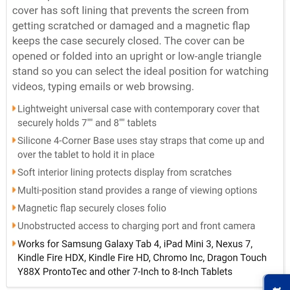 NWT Tablet Cover